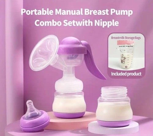 Portable breast pump - kit, dual