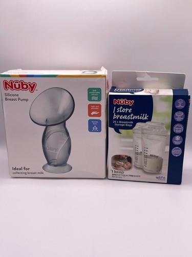 Nuby silicone manual breast - silicone,