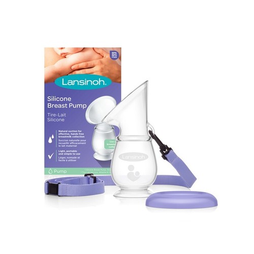 Lansinoh silicone breast pump - breast,